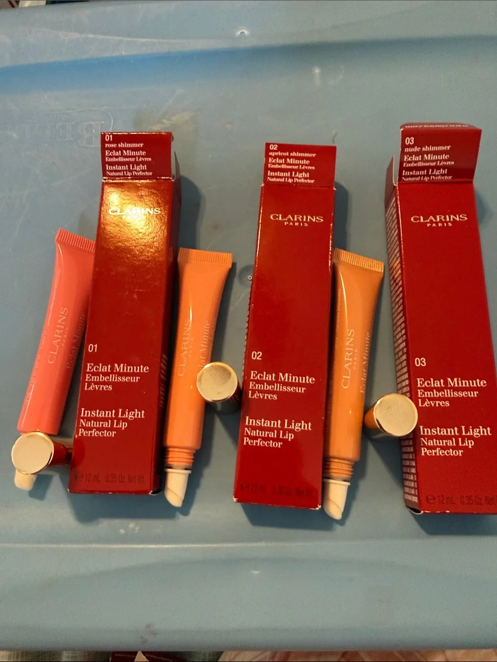 Clarins set three